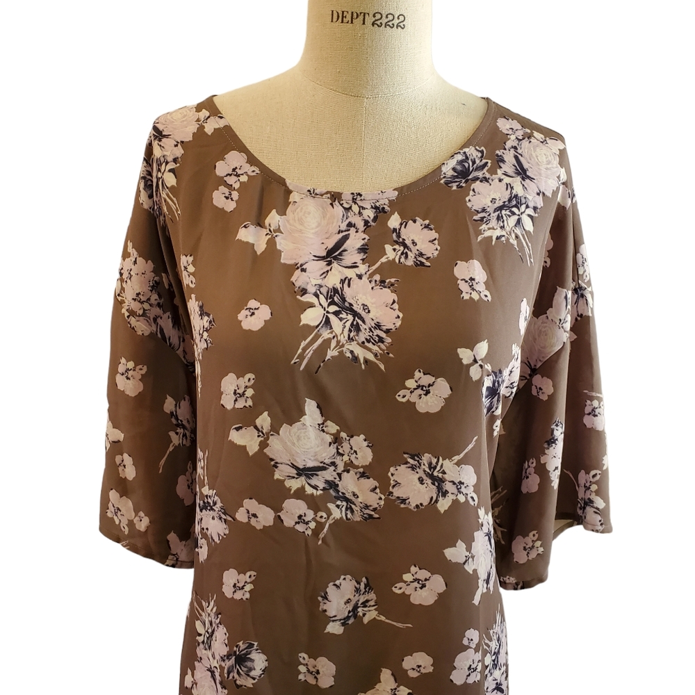 West Kei Julianne Tie Front Blouse Size‎ XLP New